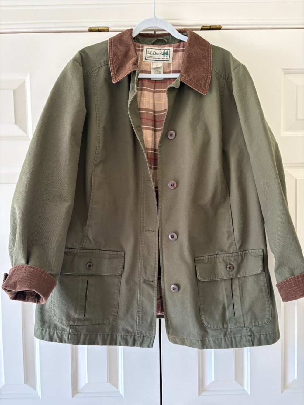 L.L. Bean Women's Loden Adirondack Barn Jacket Sz XL - Picture 4 of 5
